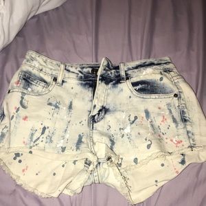 High waisted shorts